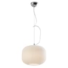 ROSSINI - RSSRIG004 SOSPENSIONE CROMO/VETRO BIANCO SATINATO
