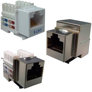KRONECKER DELTA SRL - KRCKJRJ45FTP6-TL KEYSTONE JACK RJ45 6 FTP TOOLLESS
