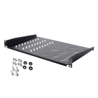 LINK4COM SRLS - LK4RM2P380.9005L Ripiano mensola 19 2U 380 mm Nero