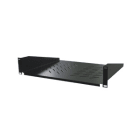 LINK4COM SRLS - LK4RM2P380.9005L Ripiano mensola 19 2U 380 mm Nero