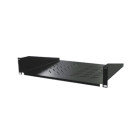 LINK4COM SRLS - LK4RM2P380.9005L Ripiano mensola 19 2U 380 mm Nero