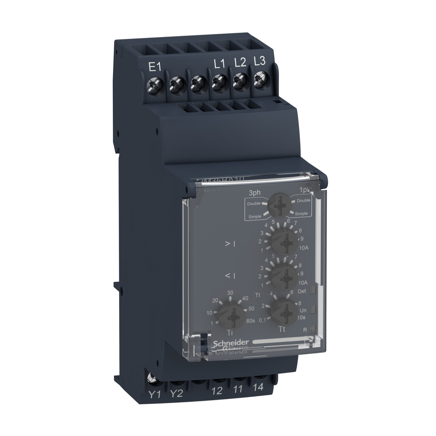 SCHNEIDER ELECTRIC - SNRRM35BA10 Relè controllo pompa RM35-BA - intervallo: 1..10 A