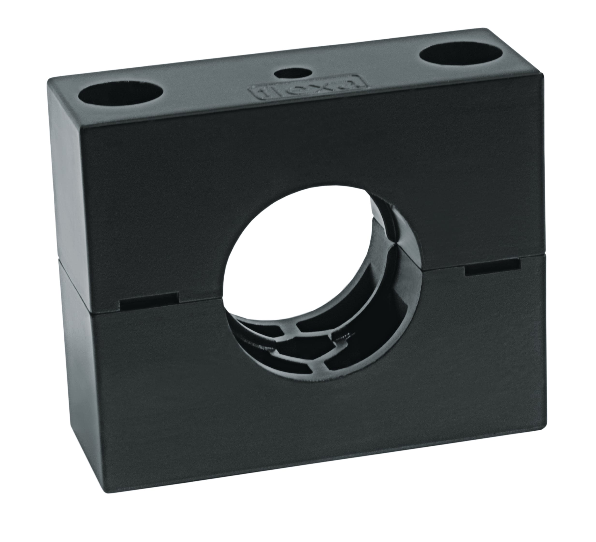 COSMEC - CSM5048-17N Collare fissatubo pesante in poliammide, per tubo RQM, nero, AD21,2