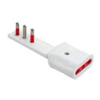 ROSI MATERIALE ELETT - RCORS7711B ADATTATORE EMILIA FLAT 16A 2P+T 250V BIA