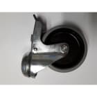 FACAL SRL - FAFRU-027 RUOTA GOMMATA D.100 GIREV. C/FRENO - (ES