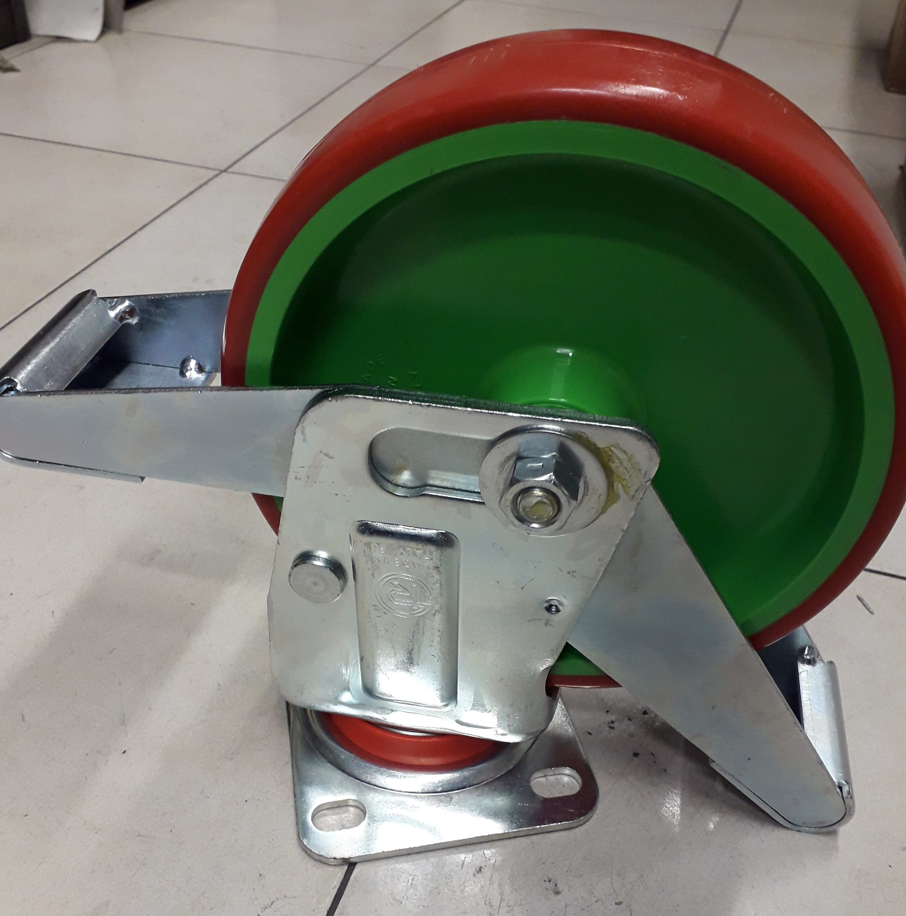 FACAL SRL - FAFRU-034 RUOTA D. 200 C/PIASTRA DOGE 80 + CAPO 1-