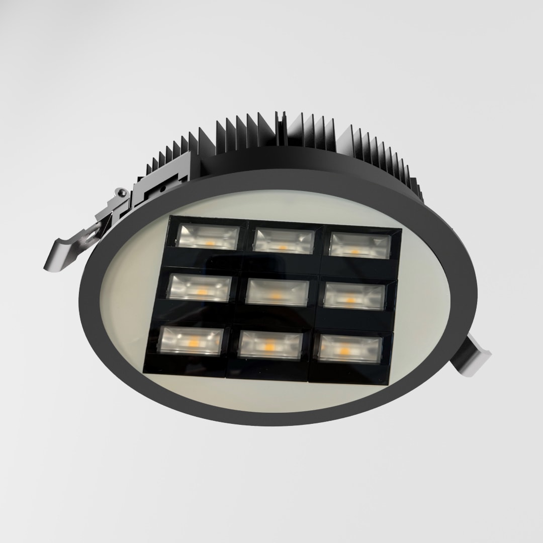 SIDE SPA - SDEKT5846LBCBAS RULED T20 9 LED 34W 1800LM 3000K IP20/40