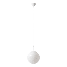 ROSSINI - RSSRUN004B SOSPENSIONE BIANCA/VETRO BIANCO E27 IP20