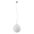 ROSSINI - RSSRUN004CR SOSPENSIONE CROMO/VETRO BIANCO E27 IP20