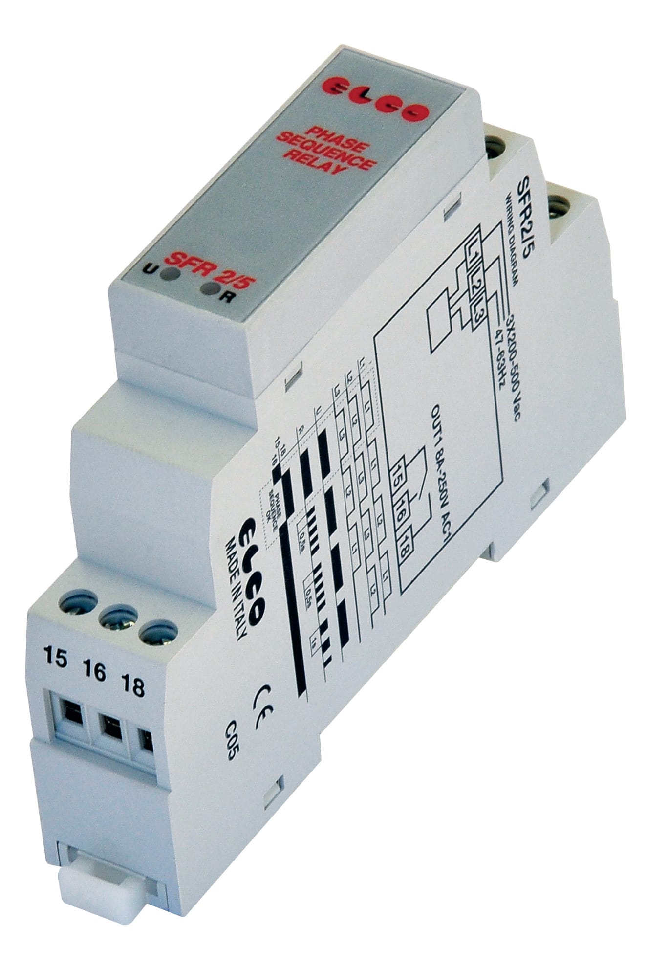 EL.CO. SRL - ECL660028 RELE SEQUENZA FASE MOD.SFR2/5