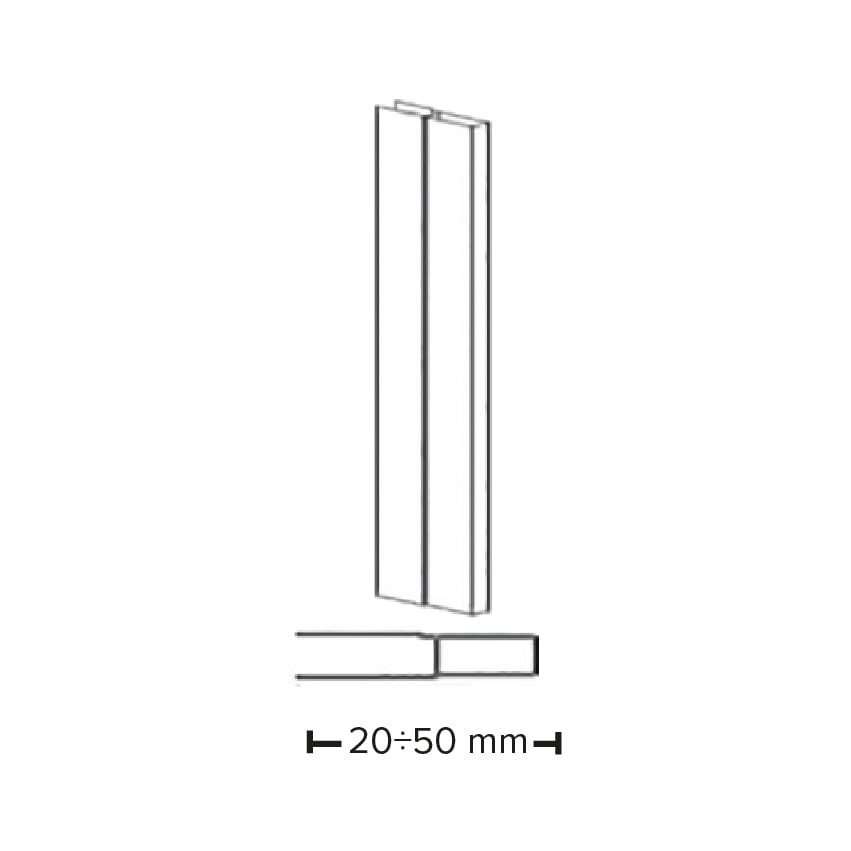 FERRARI - FER601690 LOFTY-PROFILO DI COMPENSAZIONE DA 67 MM