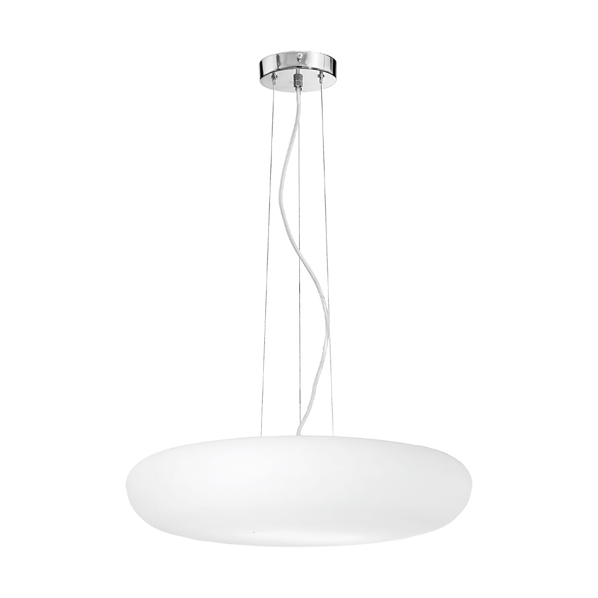 ROSSINI - RSSS.10470-LED SOSPENSIONE IN VETRO BIANCO A LED