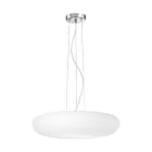 ROSSINI - RSSS.10470-LED SOSPENSIONE IN VETRO BIANCO SATINATO LED