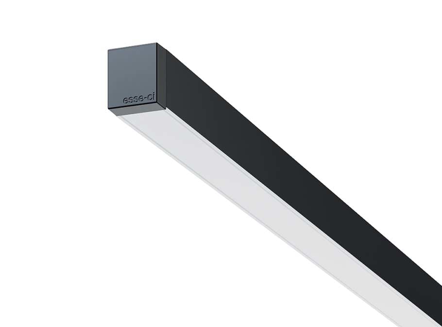 ESSE-CI SRL - ESC55PG1000C8 ENDO/PG PROFILO L=1000MM NERO OPACO