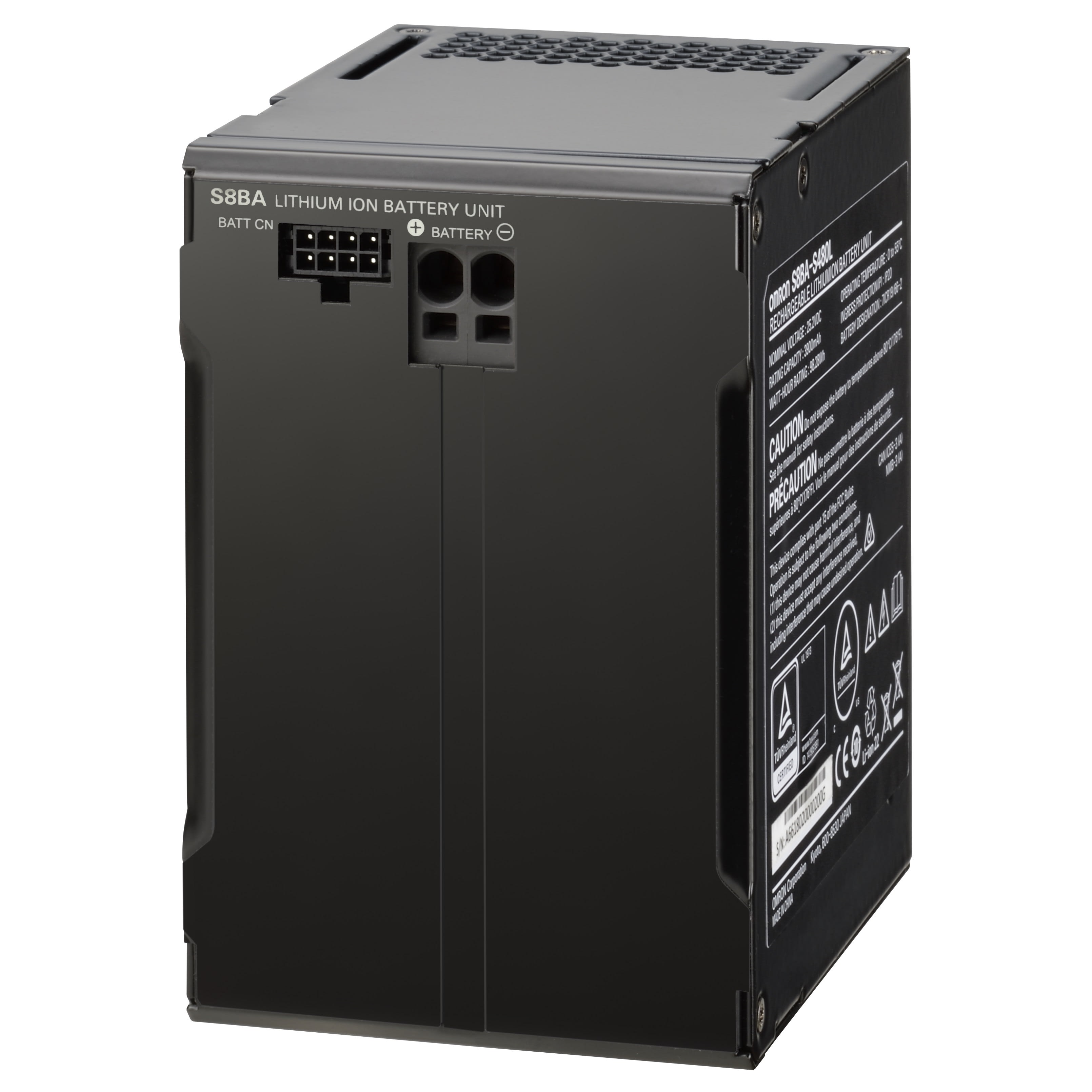 OMRON - OMRS8BAS480L UPS. tipo di guida DIN. unità batteria per