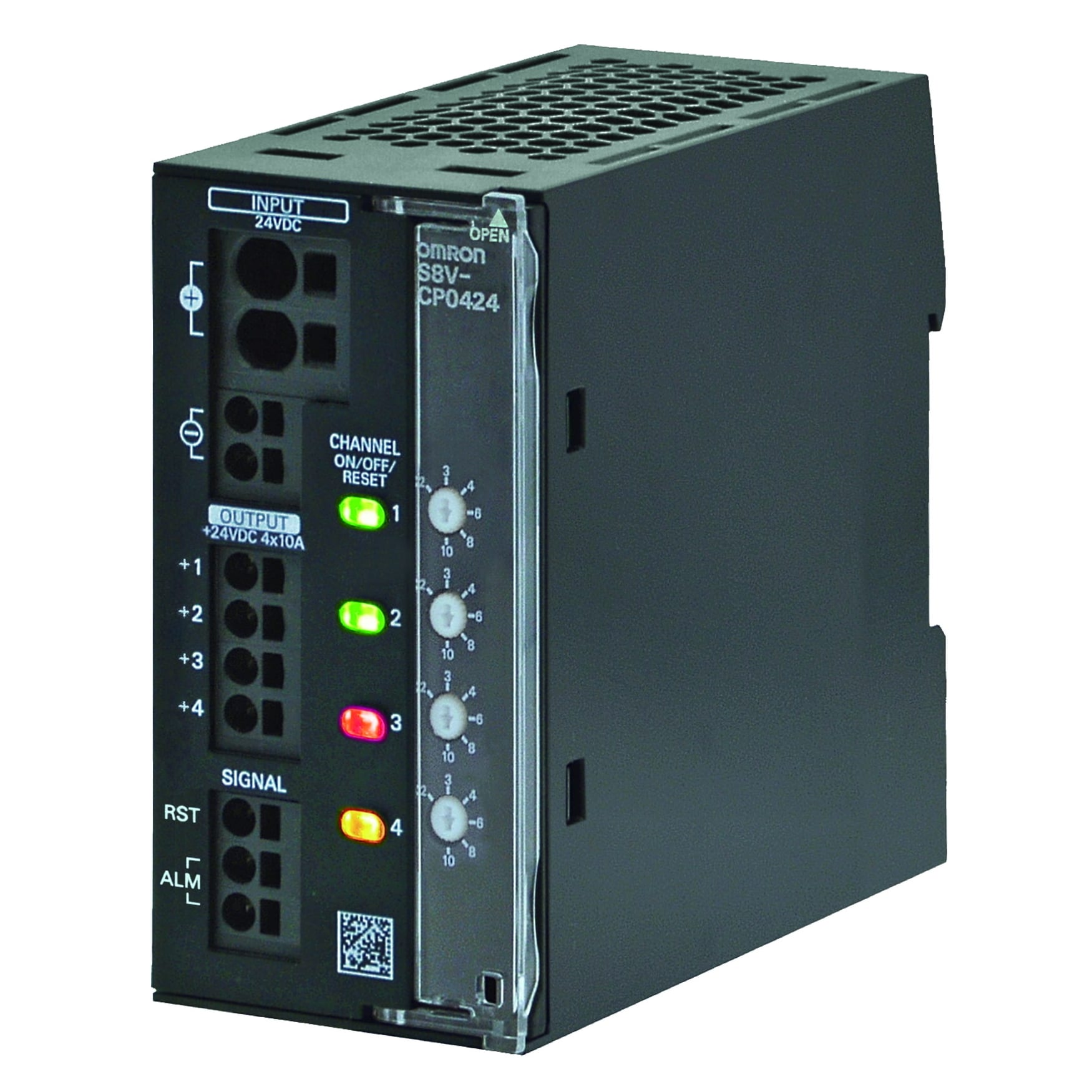 OMRON - OMRS8VCP0424 FUSIB ELE S8V-CP, 24V, 4 CANALI, 10A/CAN