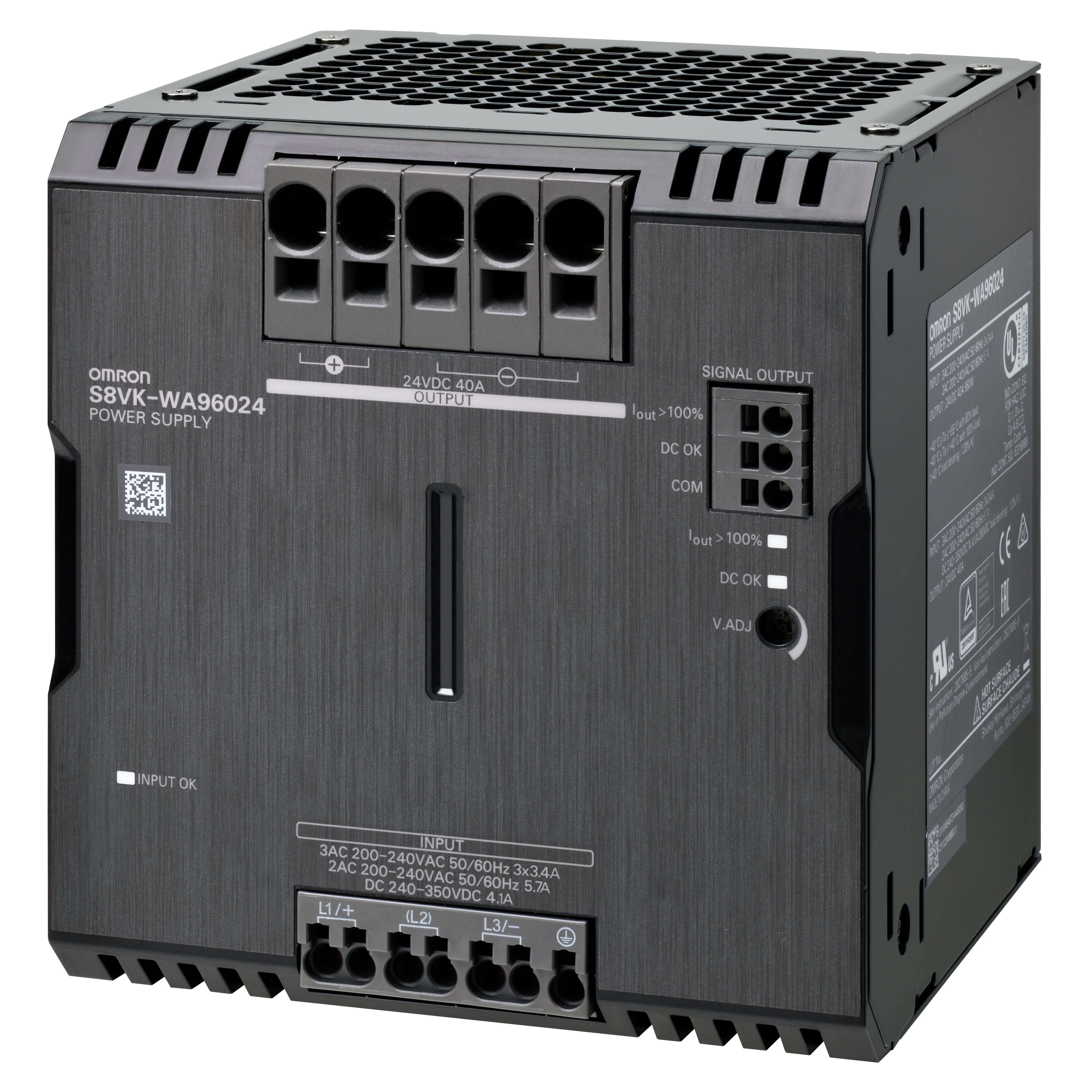 OMRON - OMRS8VKWA96024 ALIMENTATORE TRIFASE. 960 W. 24 V CC. 40