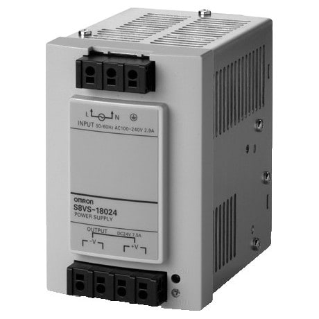 OMRON - OMRS8VS18024.1-2475 ALIMENTATORE- 24V7.5A. MONT. GUIDA DIN