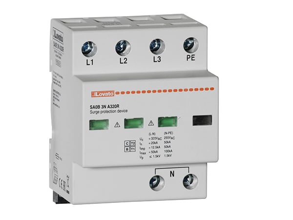 LOVATO - LOVSA0B3NA320R SCARICATORE DI SOVRAT. TIPO 1-2 3P+N