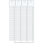 BRADY ITALIA - MODSA4X15 TARGHETTA 4X15 4 STELI BIANCO - 2048 TAG