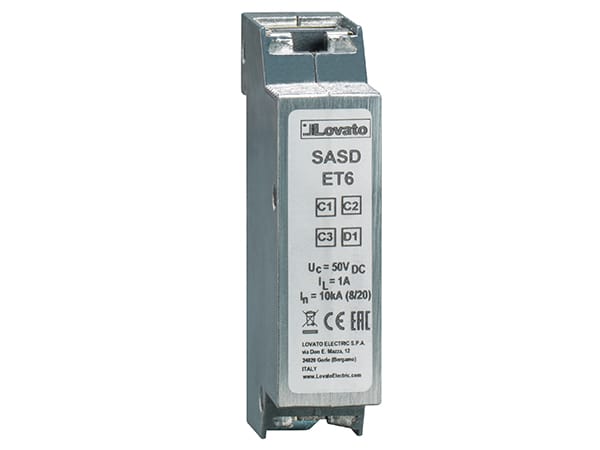 LOVATO - LOVSASDET6 SCARICAT. SOVRAT. SEGNALI ETHERNET CAT.6