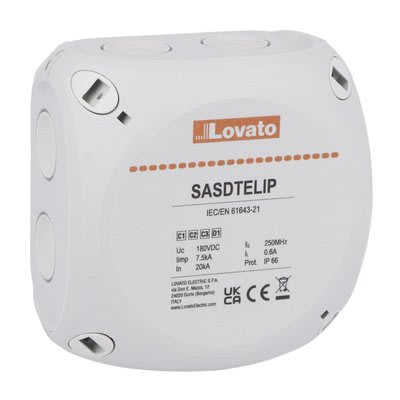 LOVATO - LOVSASDTELIP SCARICAT. SOVRAT. SEGNALE TEL. 110V IP66