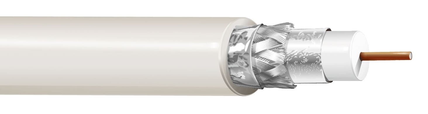 ITC INDUSTRIA TECNIC - ITCSATRIBIM100 SAT TRISHIELD GJ BIANCO MAT.100 ECA