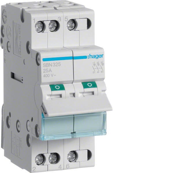 HAGER - HAGSBN325 Ausschalter 25A 3S 400V AC 2PLE
