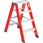 FRIGERIO CARPENTERIE - FRISCA V033/03 SGABELLO PRO PIEG. VETR. 2SALITE c/BARRE 3g