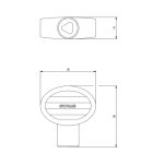 SCAME PARRE SPA - SCA654.0073 CHIAVE TRIANGOLARE