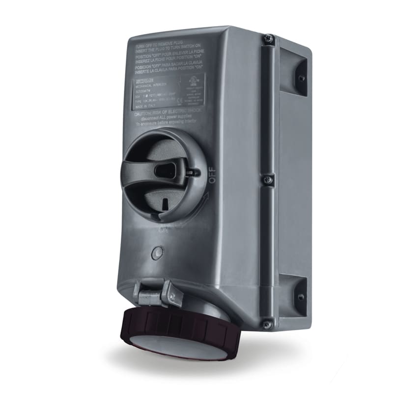 SCAME PARRE SPA - SCASCM530MI5W PRESA INTERBL. 30A 4P 5W 5H