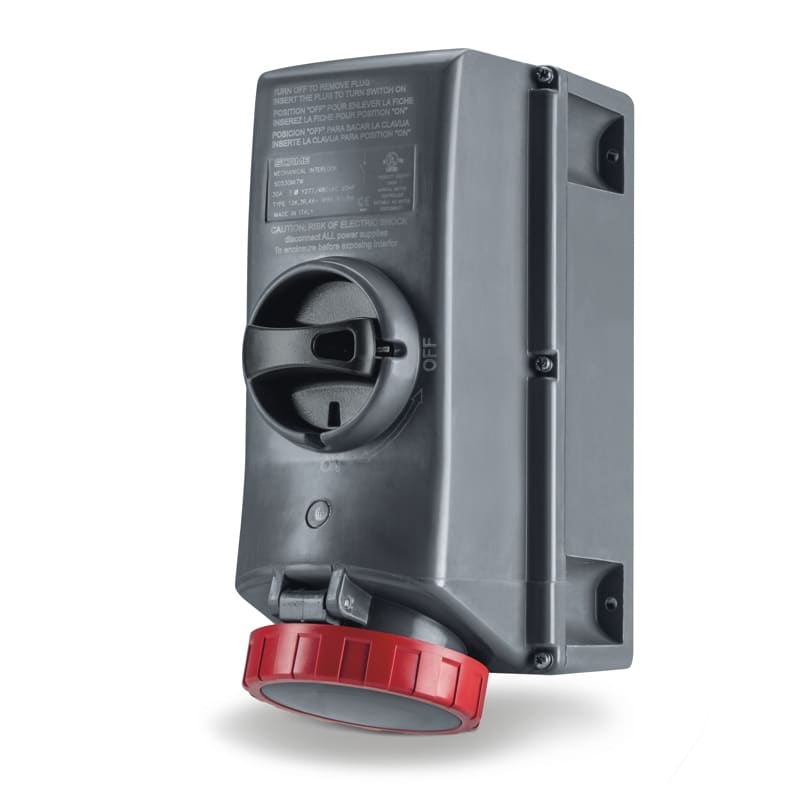 SCAME PARRE SPA - SCASCM530MI7W PRESA INTERBL. 30A 4P 5W 7H