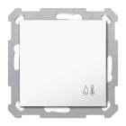 MDT ITALIA SRL - EYGSCN-RTR55O.01 Termostato Umidostato KNX, incasso, bianco lucido