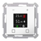 MDT ITALIA SRL - EYGSCN-RTR55S.01 Termostato Umidostato KNX Smart55,RTR, bianco lucido
