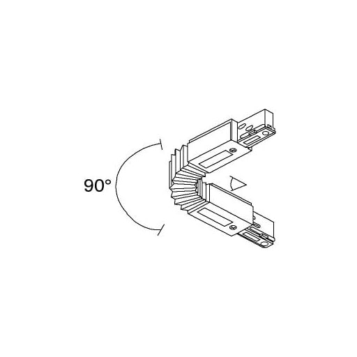SIDE SPA - SDE990332 BINARIO SITRACK 230V CURVA FLESSIBILE NE