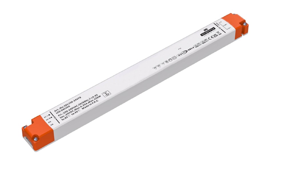 DIGIMAX SRL - DIXSDL150-24VF6 DRIVER LED 24V 6.25A 150W L336.6XW30XH18