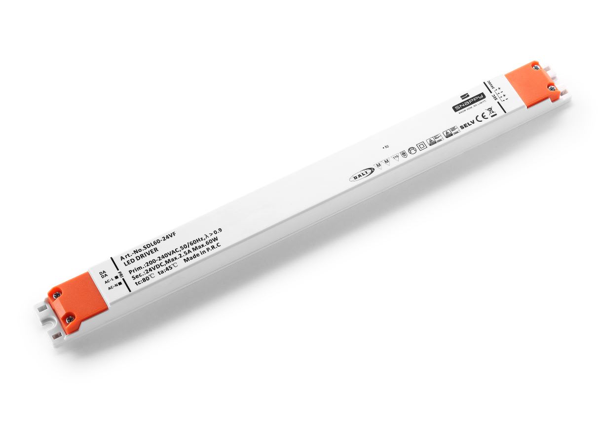 DIGIMAX SRL - DIXSDL60-24VF DRIVER LED 24V 2.5A 60W L361.5XW30XH21.3
