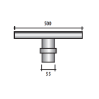 SEM - SEM4323/1V TRAVERSA 50 CM PER PALI CONICI VRC