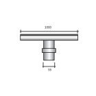 SEM - SEM4324/1V TRAVERSA 100CM PER PALI CONICI VRC
