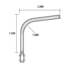 SEM - SEM4332/3 BRACCIO SINGOLO D 68X200+60X1500X2000 MM