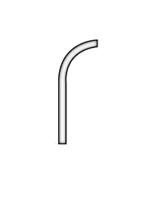 SEM - SEM4334/2 BRACCIO D 60X1300X350 MM ZN+V