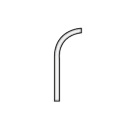 SEM - SEM4334/2 BRACCIO D 60X1300X350 MM ZN+V