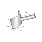 SEM - SEM4344/1 STAFFA AD ANGOLO ARROTONDATO