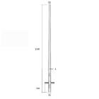 SEM - SEM4360 PALO CONICO H.TOT. 350 CM. D 95/60X3