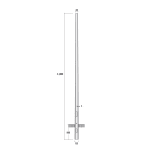 SEM - SEM4930 PALO CONICO H.TOT. 930 CM. D 153/60X3