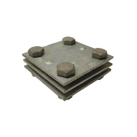 SEM - SEM5010/X MORSETTO A  X  INOX PER PIATTO