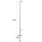 SEM - SEML41000/152 PALO RASTREMATO LAMIN. HSP H. TOT. 1000