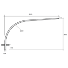 SEM - SEML4650 PALO CONICO CURVATO HSP H. TOT. 300X450