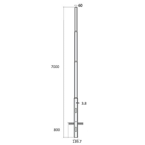 SEM - SEML4700/139 PALO RASTREMATO LAMIN. HSP H. TOT. 700 C