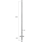 SEM - SEMPP14 PALO CONICO POLIGONALE H. TOT. 1400 CM.